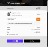 TTWELCOME15 coupon verification screenshot