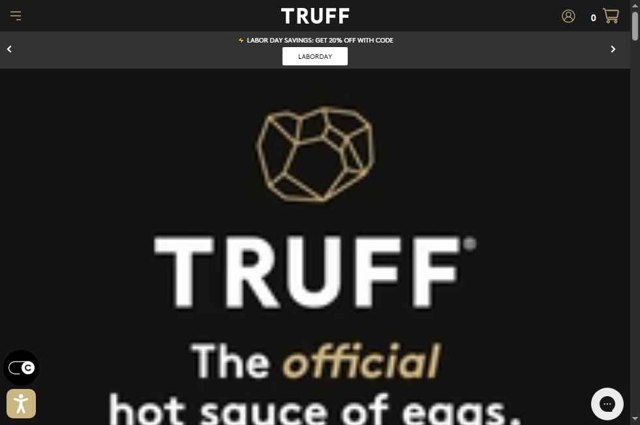 Truff checkout page showing Truff discount code box | Screenshot taken by SimplyCodes community member on Sep 2, 2025