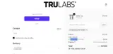 Trulabs coupon verification screenshot