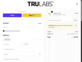 Trulabs coupon verification screenshot