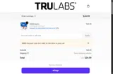 Trulabs coupon verification screenshot
