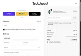 TRUWOOD15 coupon verification screenshot