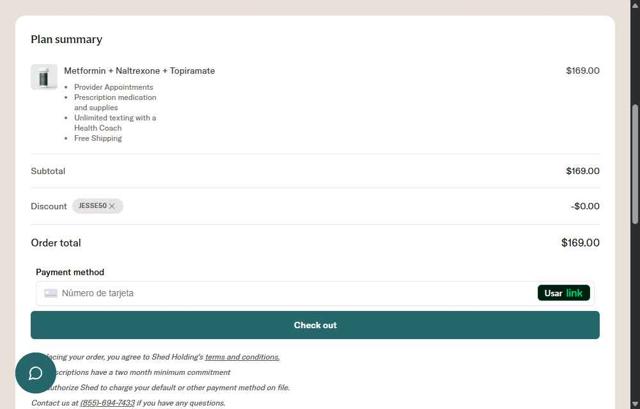 Shed checkout page showing Shed promo code box | Screenshot taken by SimplyCodes community member on Aug 4, 2025
