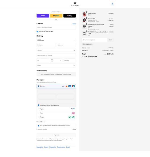 Tsar Bomba checkout page showing Tsar Bomba discount code box | Screenshot taken by SimplyCodes community member on Sep 12, 2025