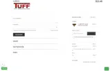 TUFF Products coupon verification screenshot