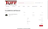 TUFF Products coupon verification screenshot