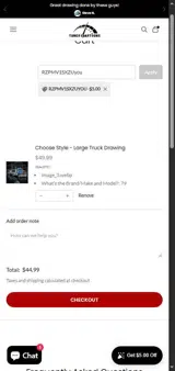 RZPMV1SXZUyou coupon verification screenshot