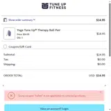 TUFTRN coupon verification screenshot