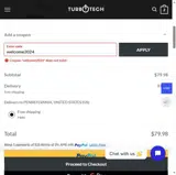 TurboTech.co coupon verification screenshot