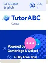 TutorABC coupon verification screenshot