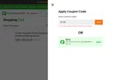 Tutorials Point coupon verification screenshot