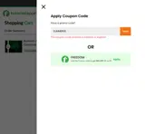 Tutorials Point coupon verification screenshot