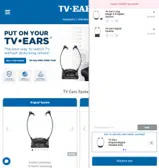 TV Ears coupon verification screenshot