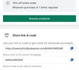 MANUINROME coupon verification screenshot
