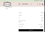 TWINE CBD coupon verification screenshot