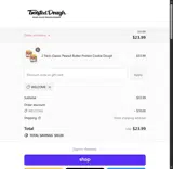 WELCOME coupon verification screenshot