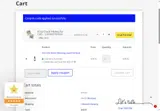 WELCOME10 coupon verification screenshot