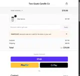 EMMYGOAT coupon verification screenshot