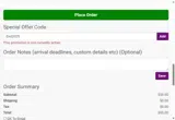 End2025 coupon verification screenshot