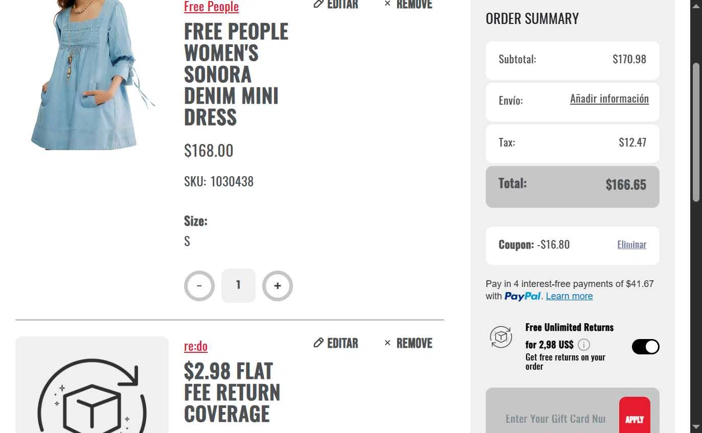 Tylers checkout page showing Tylers coupon code box | Screenshot taken by SimplyCodes community member on Oct 15, 2025
