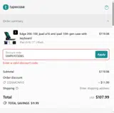 SIMPLYCODES coupon verification screenshot
