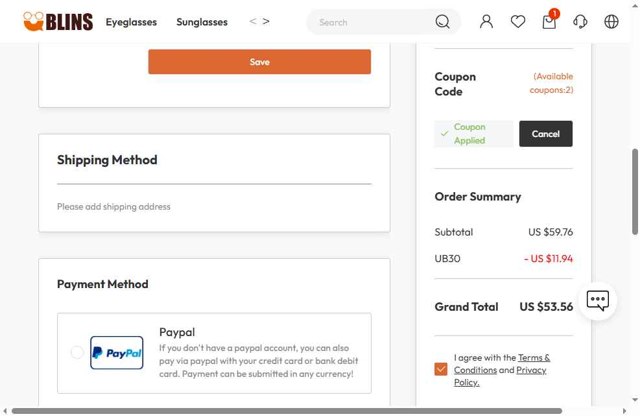 Ublins checkout page showing Ublins coupon code box | Screenshot taken by SimplyCodes community member on Aug 18, 2025
