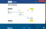 UCLA Extension coupon verification screenshot