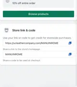 MANUINROME coupon verification screenshot