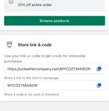 MYCOZYMAISON coupon verification screenshot