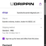 Udrippin coupon verification screenshot