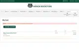 University of Hawai'i Mānoa Bookstore coupon verification screenshot
