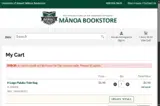 University of Hawai'i Mānoa Bookstore coupon verification screenshot