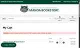 University of Hawai'i Mānoa Bookstore coupon verification screenshot
