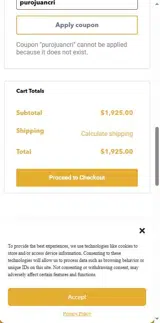 Uintah Precision coupon verification screenshot