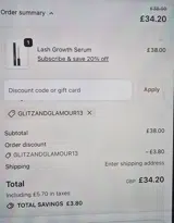 GLITZANDGLAMOUR13 coupon verification screenshot