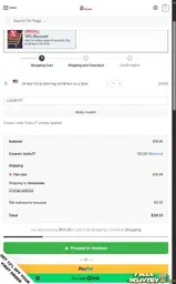 LUCKY17 coupon verification screenshot