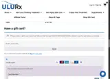 UluRx coupon verification screenshot
