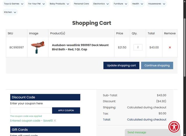 Unbeatable Sale checkout page showing Unbeatable Sale promo code box | Screenshot taken by SimplyCodes community member on Jun 22, 2025