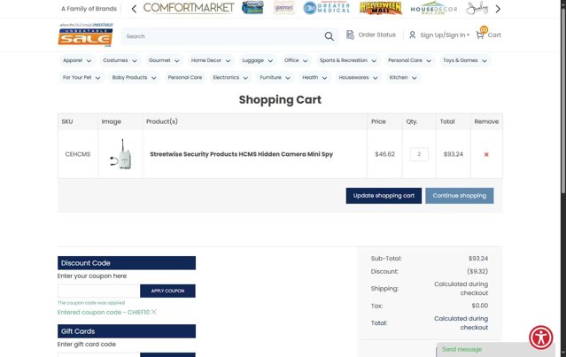 Unbeatable Sale checkout page showing Unbeatable Sale promo code box | Screenshot taken by SimplyCodes community member on Jun 7, 2025