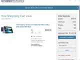 UNC Student Stores coupon verification screenshot