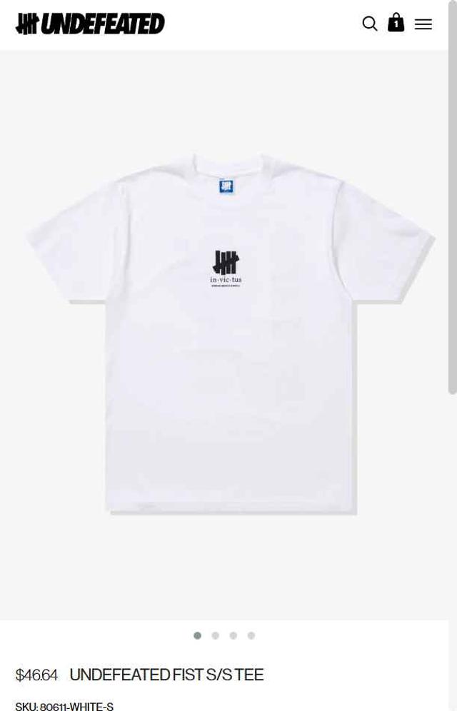 Undefeated checkout page showing Undefeated discount code box | Screenshot taken by SimplyCodes community member on Jul 4, 2025
