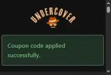 AGENT coupon verification screenshot