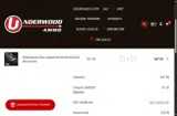 Underwood Ammo coupon verification screenshot