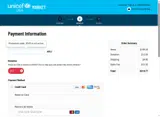 UNICEF Market coupon verification screenshot