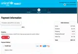 UNICEF Market coupon verification screenshot