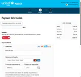 UNICEF Market coupon verification screenshot