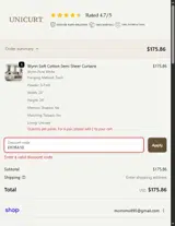 EXTRA10 coupon verification screenshot