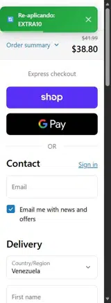 Uniqfind coupon verification screenshot