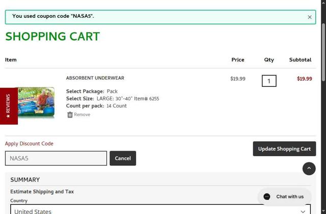 Unique Wellness checkout page showing Unique Wellness discount code box | Screenshot taken by SimplyCodes community member on Aug 17, 2025
