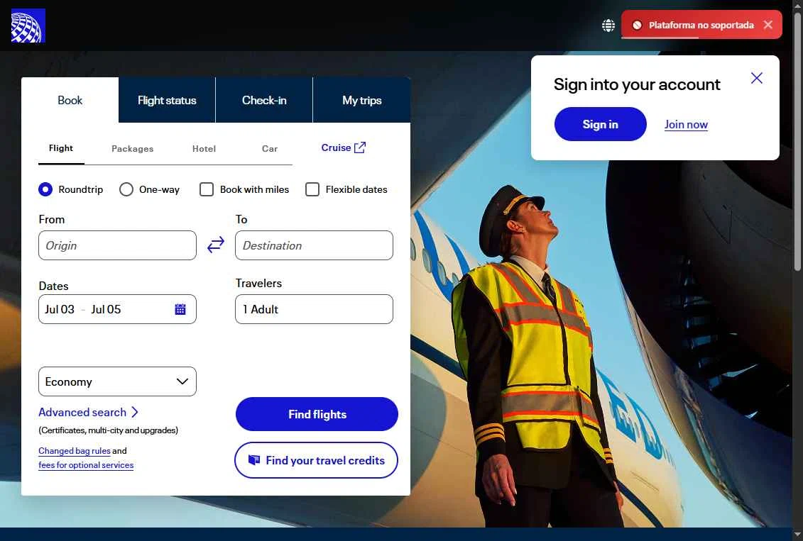 Verification screenshot for 400 Per Booking on Vacation Package Reservations Scroll Down to See Code (members Only) at United Airlines — 38d ago